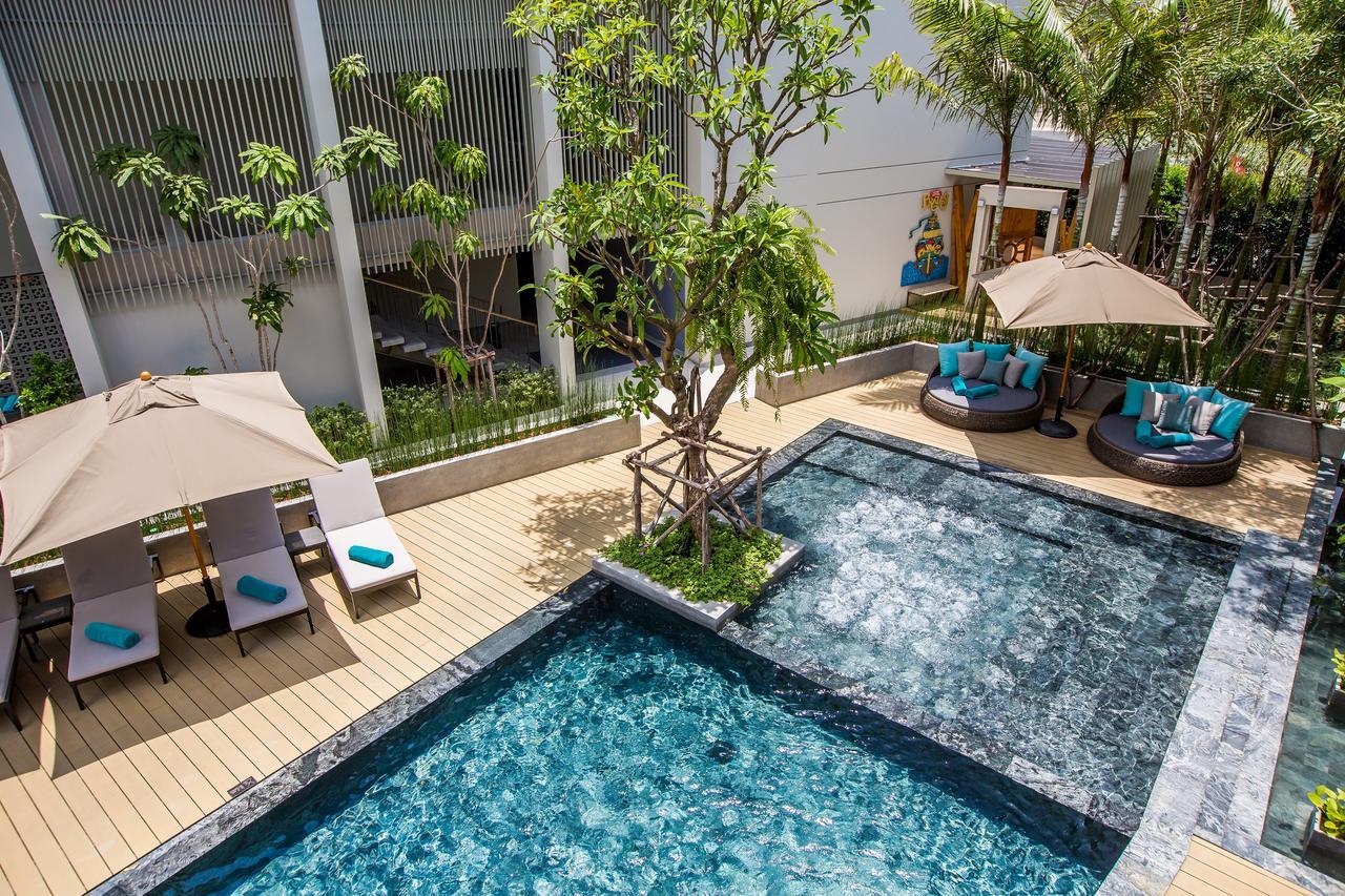 Fusion Suites Phuket Patong Exterior foto The swimming pool at the hotel